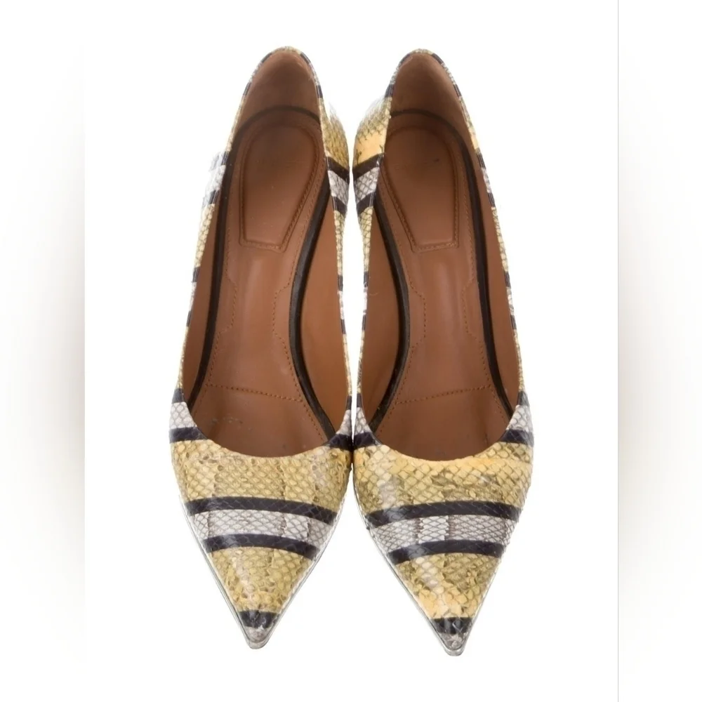 GIVENCHY Snakeskin Pointed-Toe Pumps Size: 9 | IT 39​​​ - Picture 3 of 5